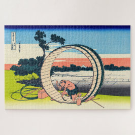 Katsushika Hokusai - Fujimigahara, Provinz Owari Puzzle