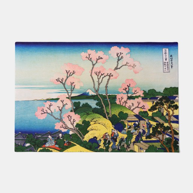 Katsushika Hokusai - Gotenyama, Tokaido, Shinagawa Fußmatte (Vorderseite)