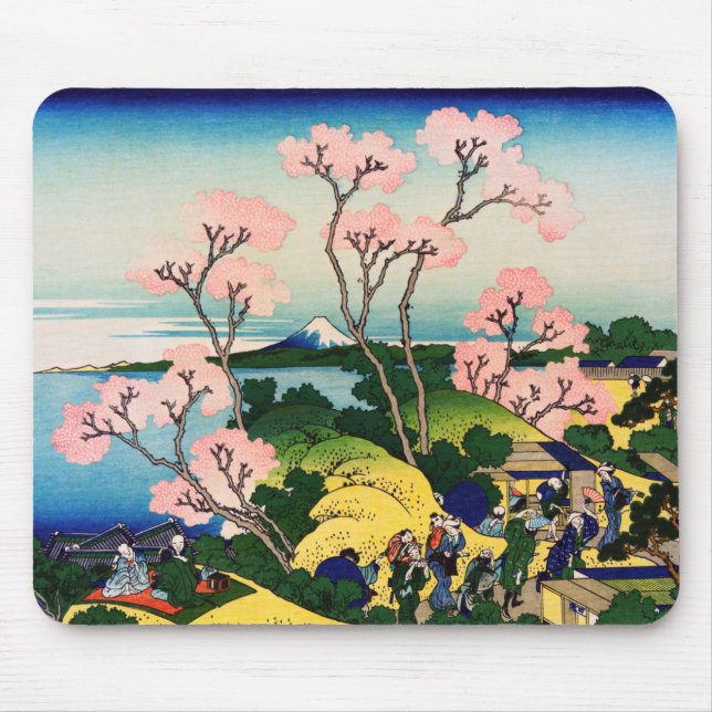 Katsushika Hokusai - Gotenyama, Tokaido, Shinagawa Mousepad (Vorne)