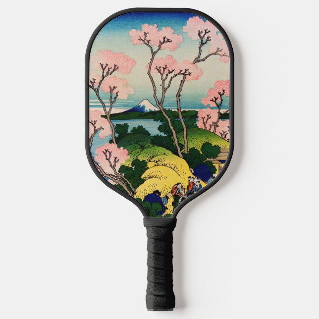 Katsushika Hokusai - Gotenyama, Tokaido, Shinagawa Pickleball Schläger (Vorderseite)