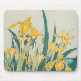 Katsushika Hokusai - Grasshopper und Iris Mousepad