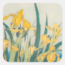 Katsushika Hokusai - Grasshopper und Iris