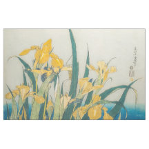 Katsushika Hokusai - Grasshopper und Iris