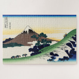 Katsushika Hokusai - Inume pass, Provinz Kai Puzzle