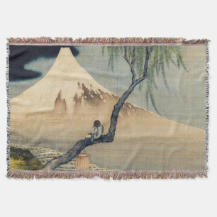 Katsushika Hokusai - Junge betrachtet den Fuji Decke