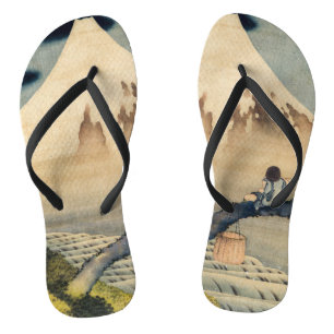 Katsushika Hokusai - Junge betrachtet den Fuji Flip Flops