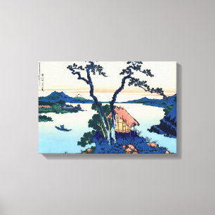 Katsushika Hokusai - Lake Suwa in der Provinz Shin Leinwanddruck