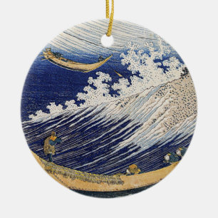 Katsushika Hokusai. Meereswellen Keramik Ornament