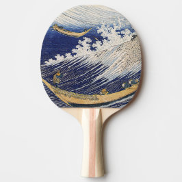 Katsushika Hokusai. Meereswellen Tischtennis Schläger