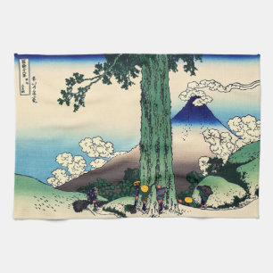Katsushika Hokusai - Mishima-Pass in der Provinz K Geschirrtuch