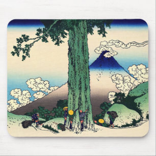 Katsushika Hokusai - Mishima-Pass in der Provinz K Mousepad