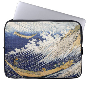 Katsushika Hokusai. Ozeanwellen Laptop-Seeleeve Laptopschutzhülle