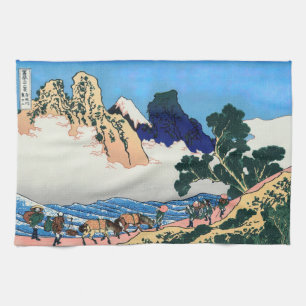 Katsushika Hokusai - Rückseite von Fuji, Fluss Min Geschirrtuch