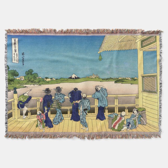 Katsushika Hokusai - Saal Sazai, Temple 500 Rakan Decke (Vorderseite)