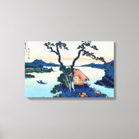 Katsushika Hokusai - Suwa-See in der Provinz Shina