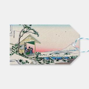 Katsushika Hokusai - Teehaus bei Koishikawa Geschenkanhänger