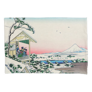 Katsushika Hokusai - Teehaus bei Koishikawa Kissenbezug