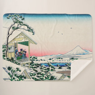 Katsushika Hokusai - Teehaus bei Koishikawa Sherpadecke