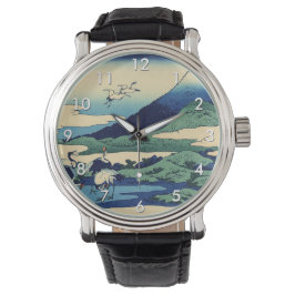 Katsushika Hokusai - Umegawa in der Provinz Sagami Armbanduhr