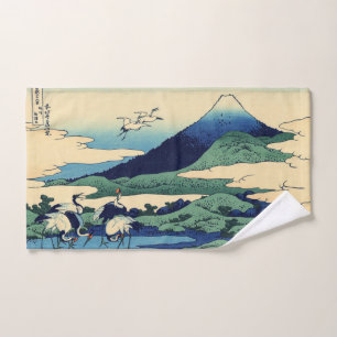 Katsushika Hokusai - Umegawa in der Provinz Sagami Badhandtuch Set
