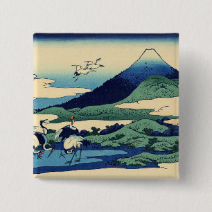 Katsushika Hokusai - Umegawa in der Provinz Sagami Button