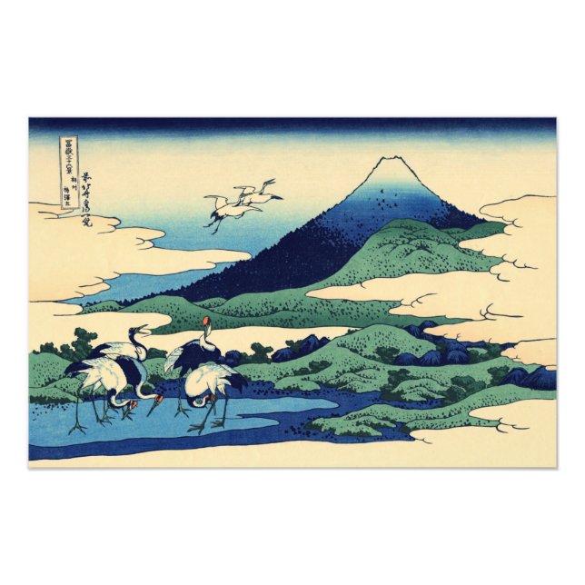 Katsushika Hokusai - Umegawa in der Provinz Sagami Fotodruck (Vorne)