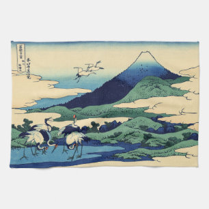 Katsushika Hokusai - Umegawa in der Provinz Sagami Geschirrtuch