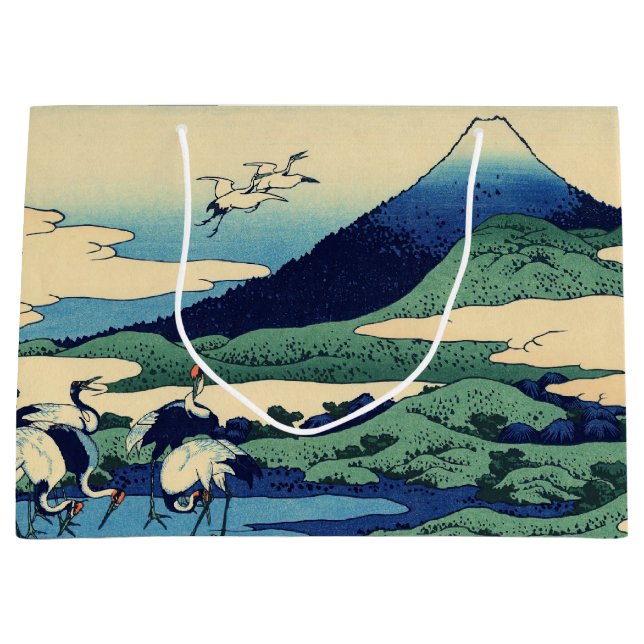 Katsushika Hokusai - Umegawa in der Provinz Sagami Große Geschenktüte (Vorderseite)