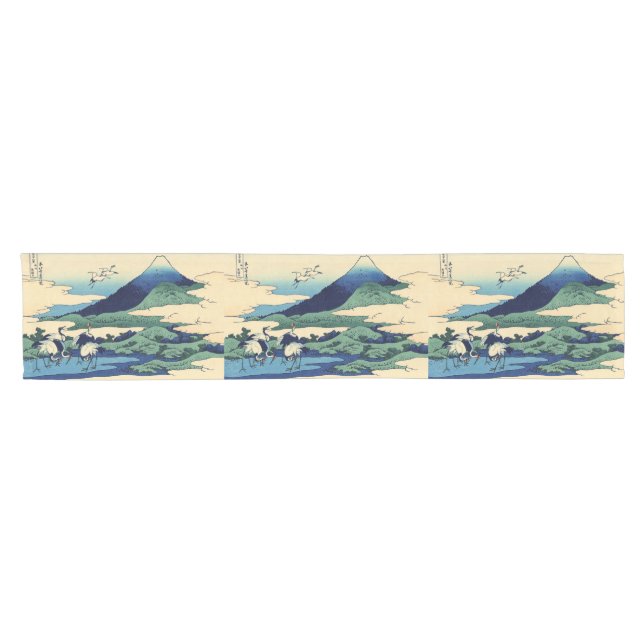 Katsushika Hokusai - Umegawa in der Provinz Sagami Kurzer Tischläufer (Horizontal)