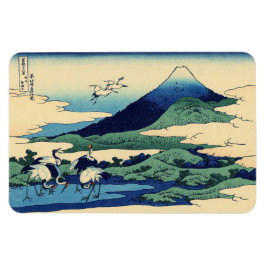 Katsushika Hokusai - Umegawa in der Provinz Sagami Magnet