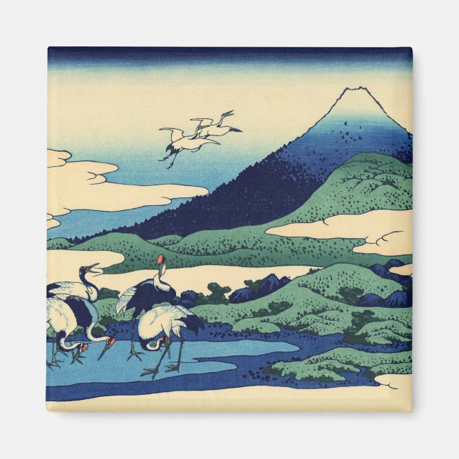 Katsushika Hokusai - Umegawa in der Provinz Sagami Magnet (Vorne)