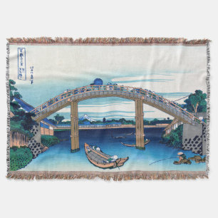 Katsushika Hokusai - Unter der Mannenbrücke, Fukag Decke