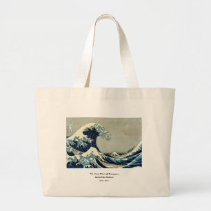 Katsushika Hokusai's The Great Wave off Kanagawa Jumbo Stoffbeutel