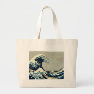 Katsushika Hokusai's The Great Wave off Kanagawa Jumbo Stoffbeutel
