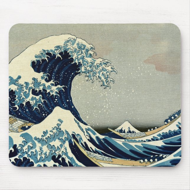 Katsushika Hokusai's The Great Wave off Kanagawa Mousepad (Vorne)