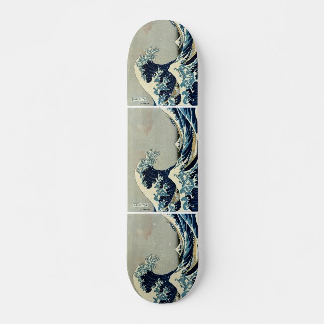 Katsushika Hokusai's The Great Wave off Kanagawa Skateboard (Vorne)