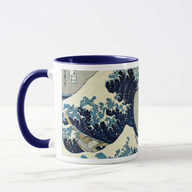 Katsushika Hokusai's The Great Wave off Kanagawa Tasse (Links)