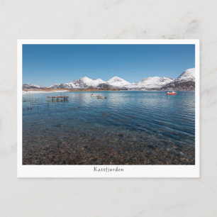 Kattfjorden Norwegen Postkarte