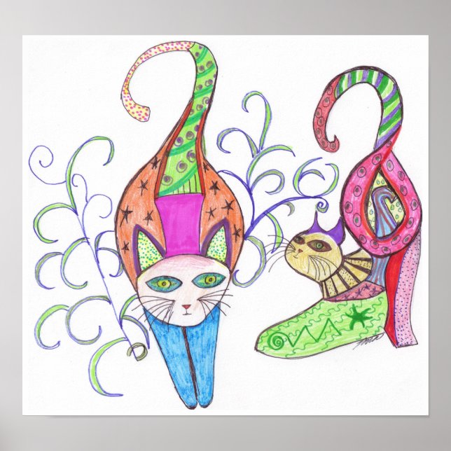 Katty Kätzchen Canvas print Poster (Vorne)