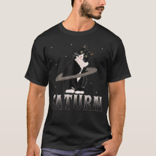 Katurn Katze Mama Katze Papa Weltraum T-Shirt