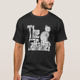 Katvater Vater Mafia Whiskers Male Daddy T-Shirt