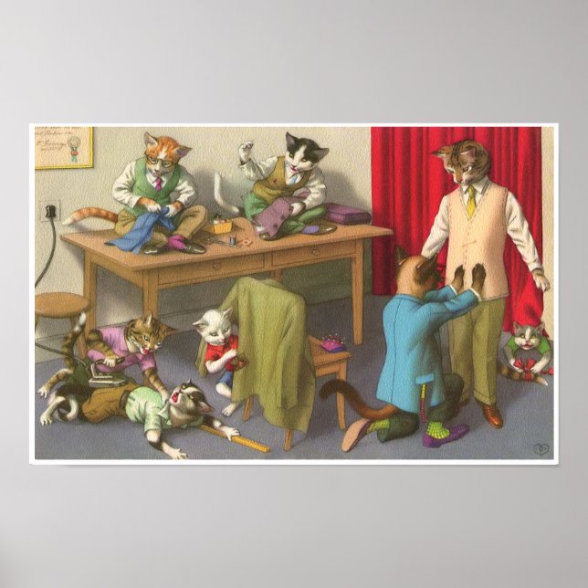 KATWALKS: Schneider Probleme Poster Art Halbschlaf (Vorne)