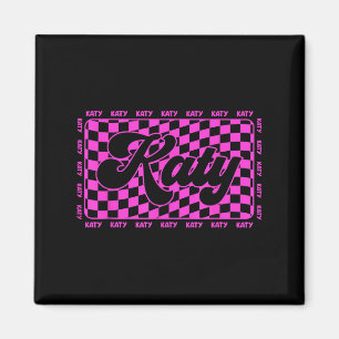 Katy Kariert Ich liebe Katy 80er Vintage Magnet