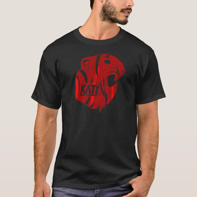 Katy Tigers Katy Texas erschüttert T-Shirt (Vorderseite)