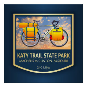 Katy Trail (bike2)2 Poster