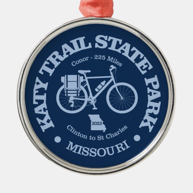 Katy Trail (Conor) Ornament Aus Metall (Vorne)