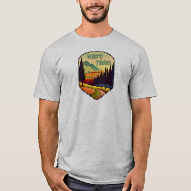 Katy Trail Missouri Colors T-Shirt (Vorderseite)