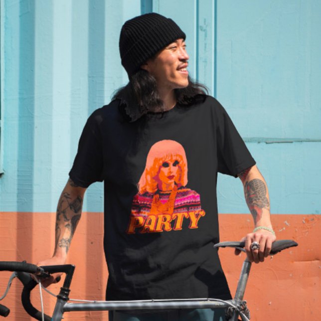 Katya Zamo Party RPDR Alle Sterne Meme T-Shirt (Mockup made with help of freepik. imagebyfreepik.)