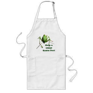 Katydid Earth Day Lange Schürze