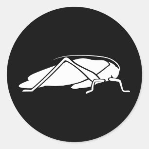 Katydid Runder Aufkleber